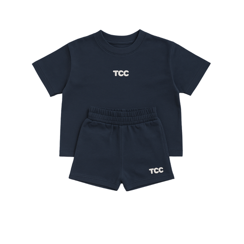 Boys Matching Set - Navy Blue